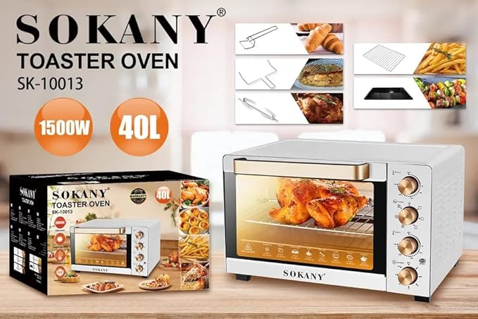فرن 40 لتر 1500 وات من سوكاني، SK-10013